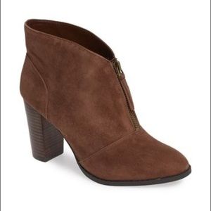 Athena Alexander Brown Suede Booties